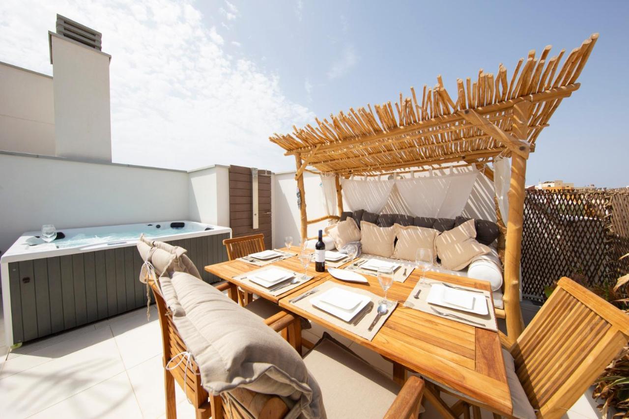 Medano4You Tina'S Jacuzzi Terrace Playa Chica El Médano Dış mekan fotoğraf